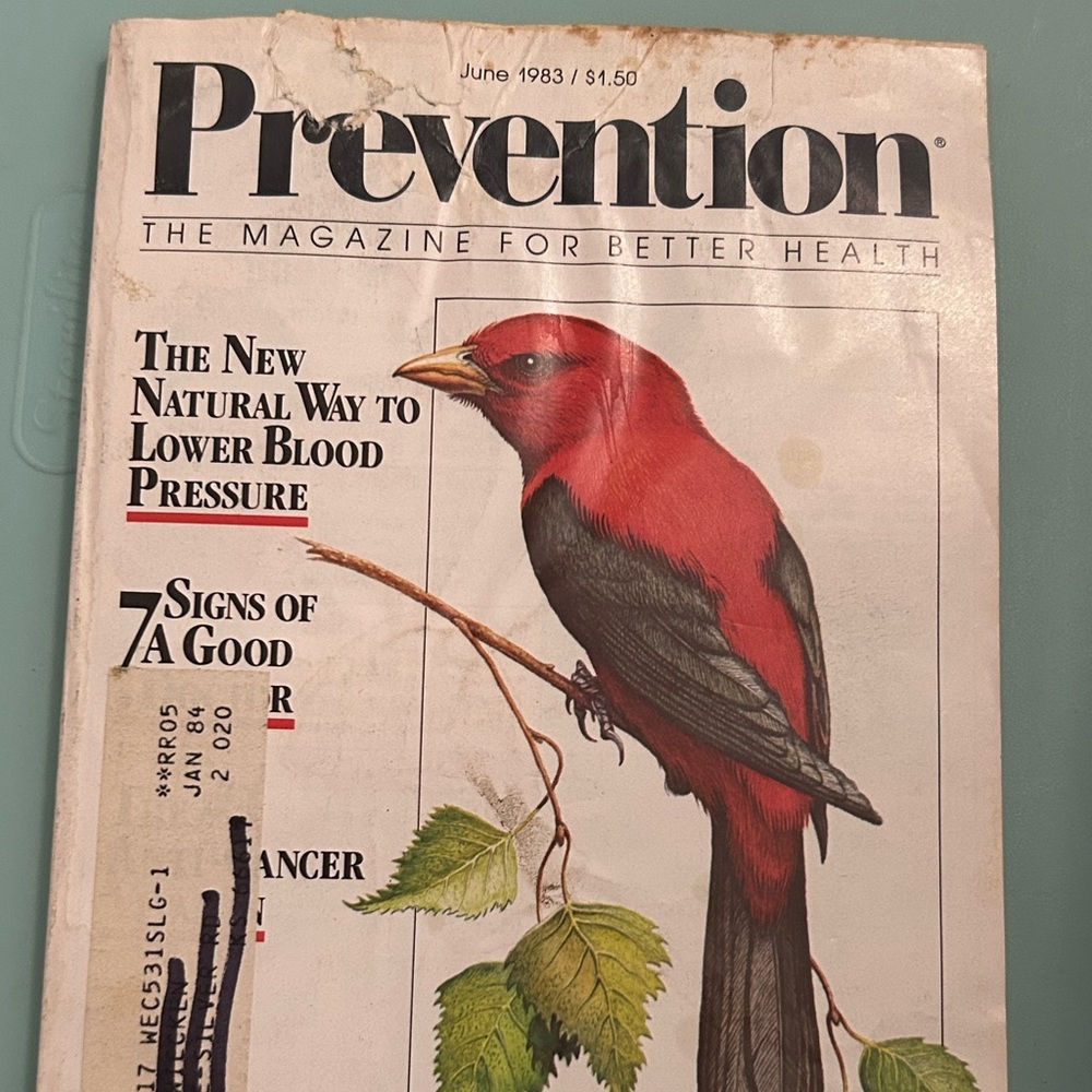 Women’s Vintage Prevention Magazine June 1983.